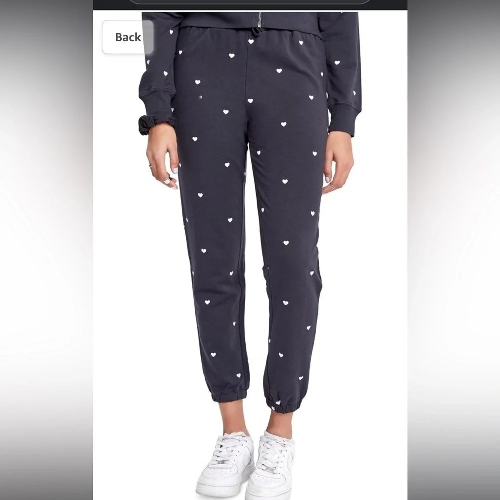 Splendid Women's Sundown Playa Embroidered French Terry Jogger Pant.